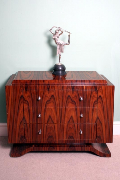 Stunning Art Deco Rosewood Chest of Drawers | Ref. no. 02607 single | Regent Antiques